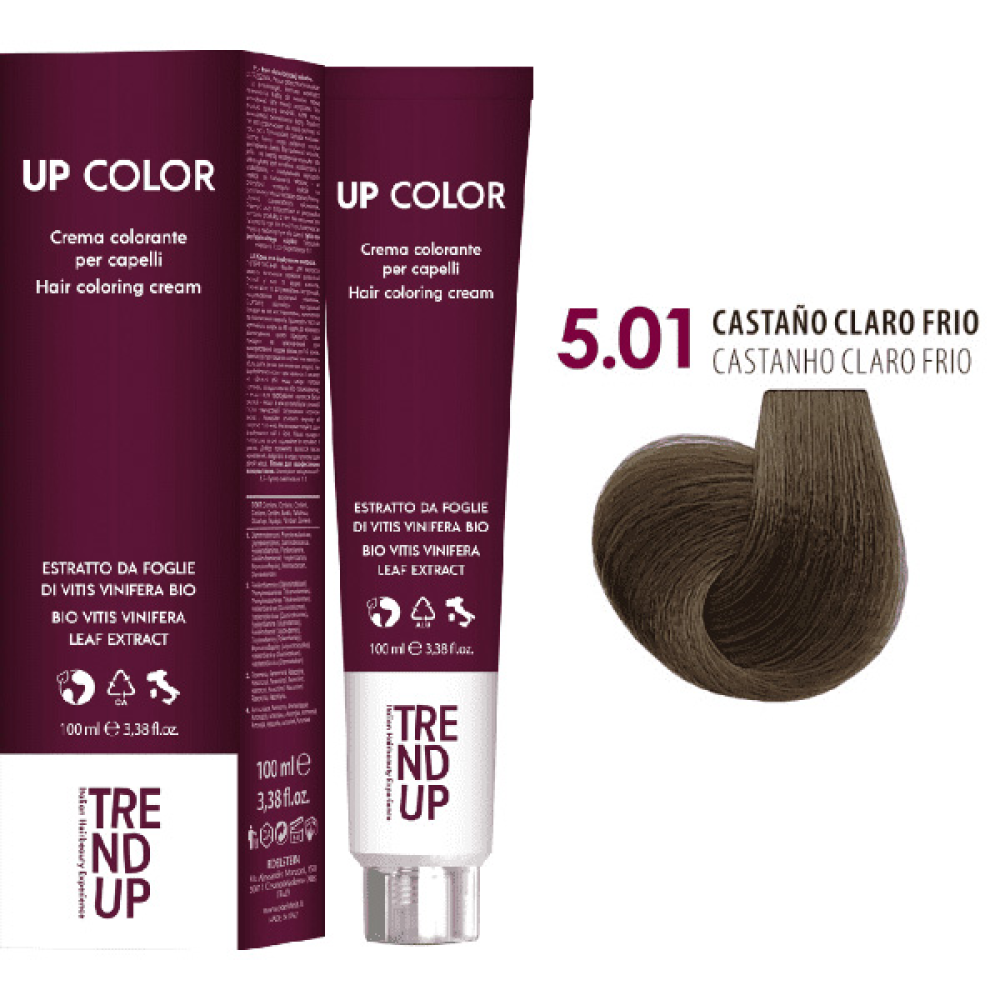 Trend Up Color Крем-краска для волос_5.01 холодный светло-каштановый 100мл