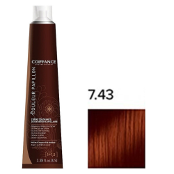 Coiffance Couleur Papillon Color Cream Стойкая крем-краска для волос 7.43 медно-золотистый блонд 100мл