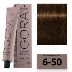 Schwarzkopf Igora Royal Absolutes Стійка крем-фарба_6-50 темно-русявий золотистий натуральний 60 мл