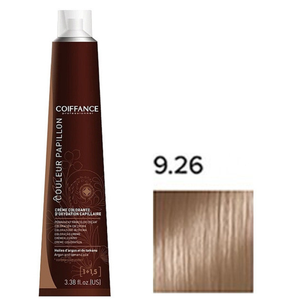 Coiffance Couleur Papillon Color Cream Стійка крем-фарба для волосся_9.26 інтенсивно червоний дуже світлий