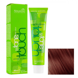 Nouvelle Touch Hair Color Фарба безамміачна для волосся_6.4 мідний 60 мл