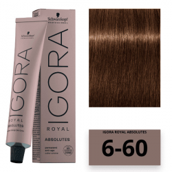 Schwarzkopf Igora Royal Absolutes Стійка крем-фарба_6-60 темно-русявий шоколадний натуральний 60 мл