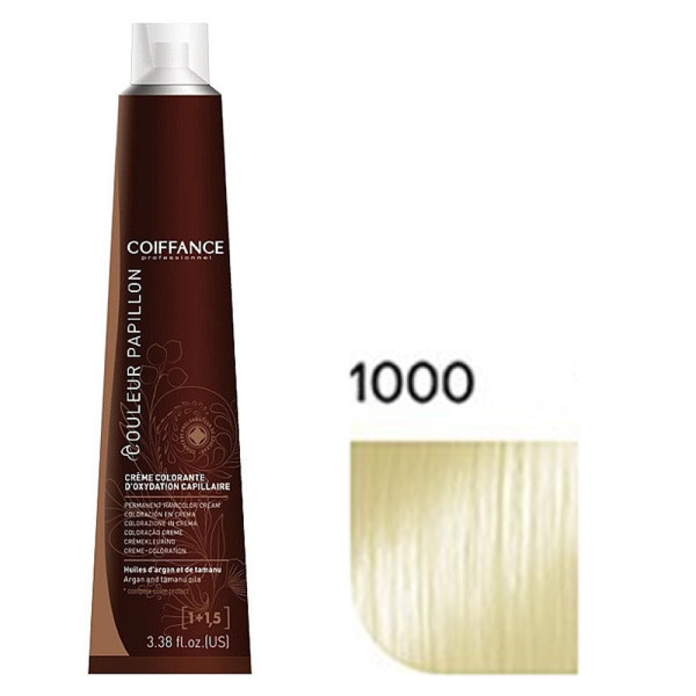 Coiffance Couleur Papillon Color Cream Стойкая крем-краска для волос 1000 ультра натуральный блонд 100мл