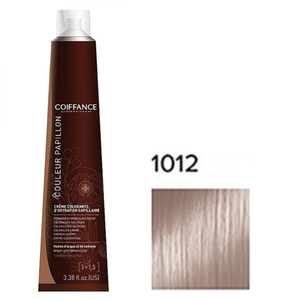 Coiffance Couleur Papillon Color Cream Стійка крем-фарба для волосся_1012 інтенсивно-пелястий натуральний