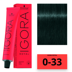 Schwarzkopf Igora Royal Color Перманентна крем-фарба для волосся_0-33 античервоний концентрат 60 мл