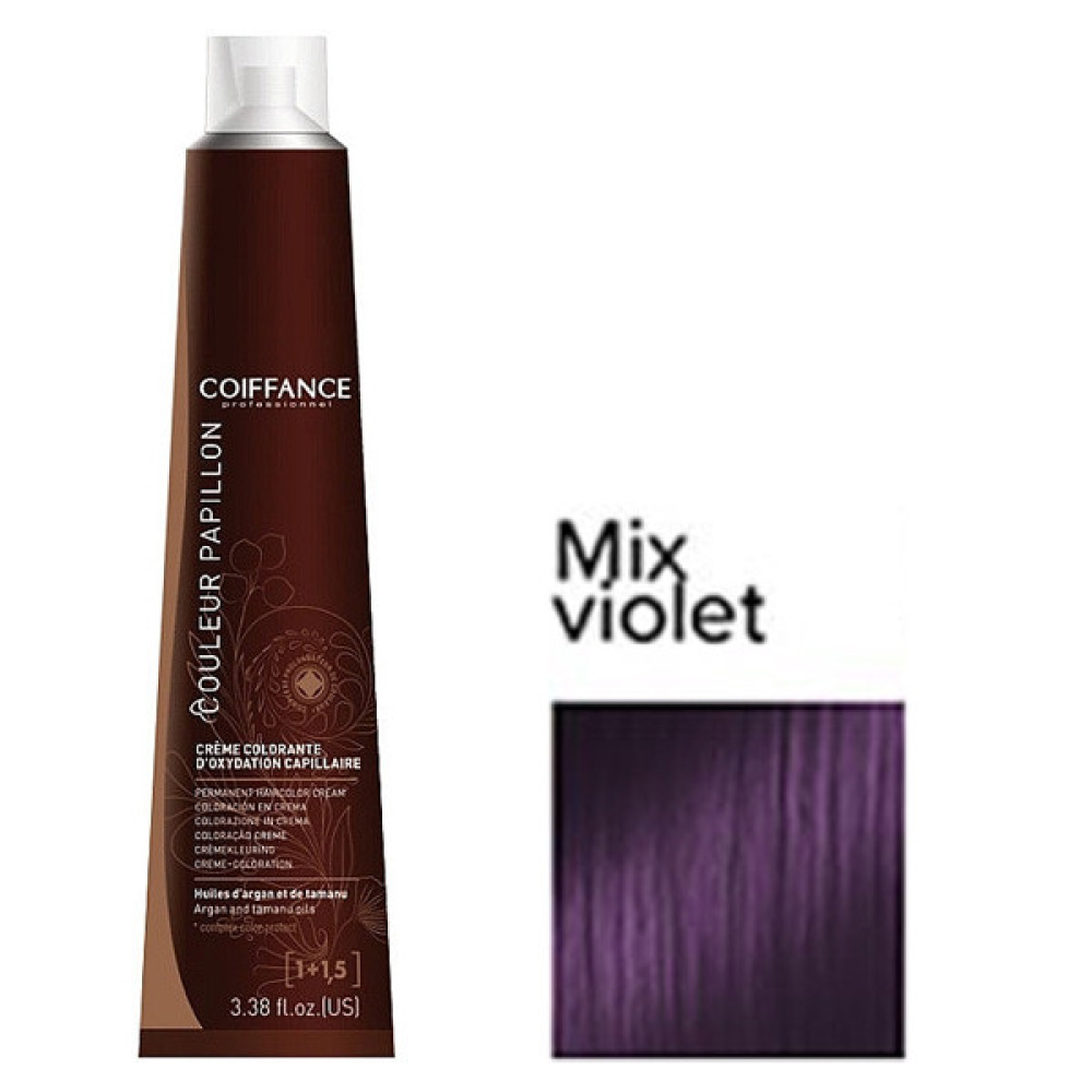 Coiffance Couleur Papillon Color Cream Стойкая крем-краска для волос Mix Violet (Mix Purple) фиолетовый 100мл