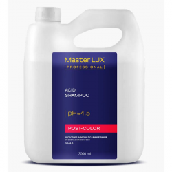 Master LUX Post-Color Shampoo_Шампунь кислотний після фарбування й освітлення 3000 мл