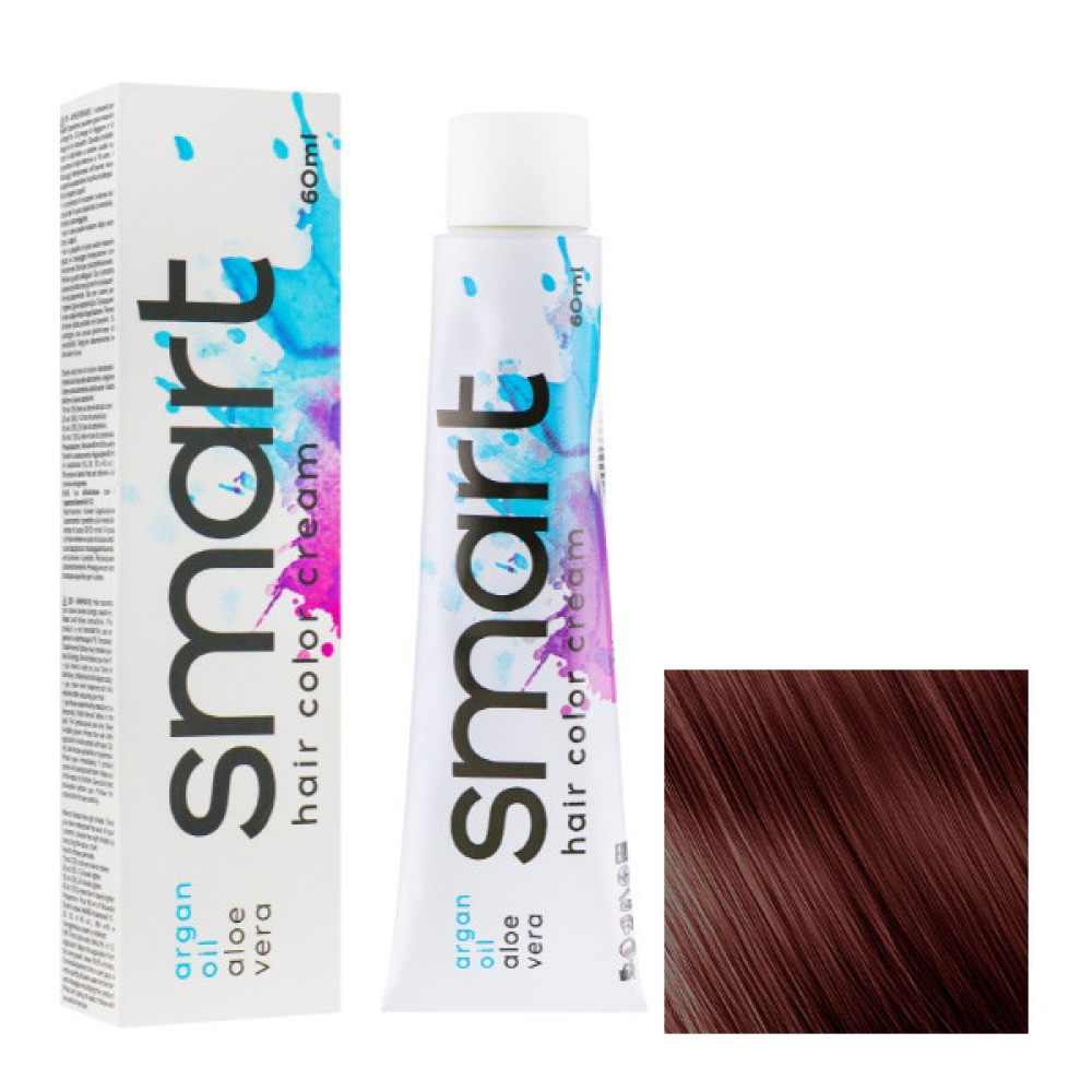 Nouvelle Smart Hair Color Стойкая крем-краска для волос 5.53 шоколад 60мл