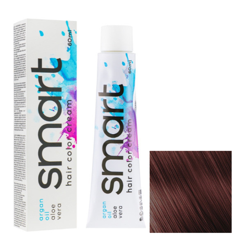 Nouvelle Smart Hair Color Стійка крем-фарба для волосся_4.45 кава 60 мл