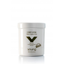 Young Hair Mask Black & Green Tea Кислотная маска Post Color 1000мл