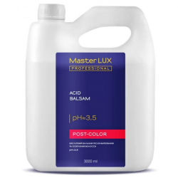 Master LUX Post-Color Balsam_Бальзам кислотний після фарбування й освітлення 3000 мл