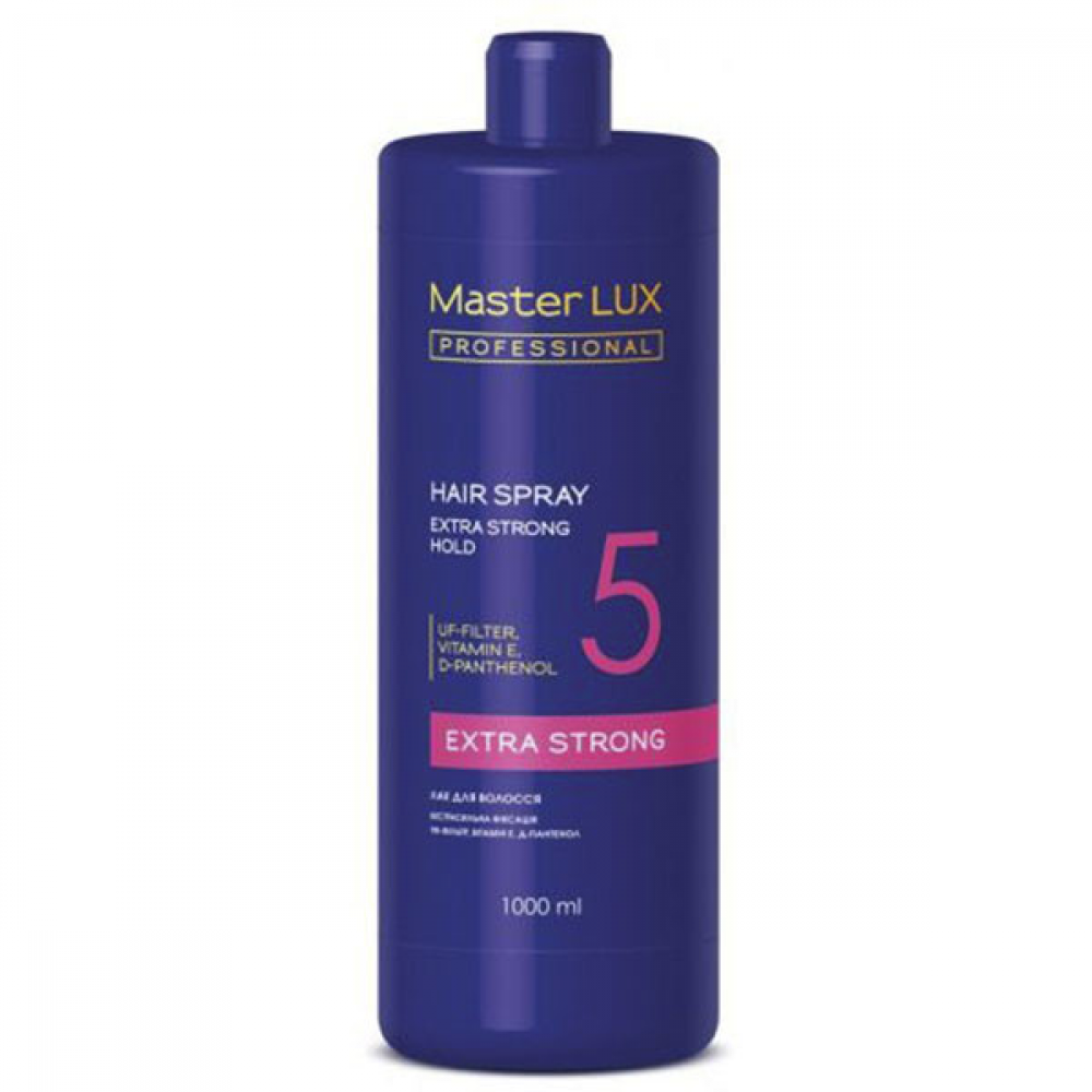 Master LUX Hair Spray Extra Strong Hold (5) Жидкий лак для волос экстрасильная фиксация 1000мл