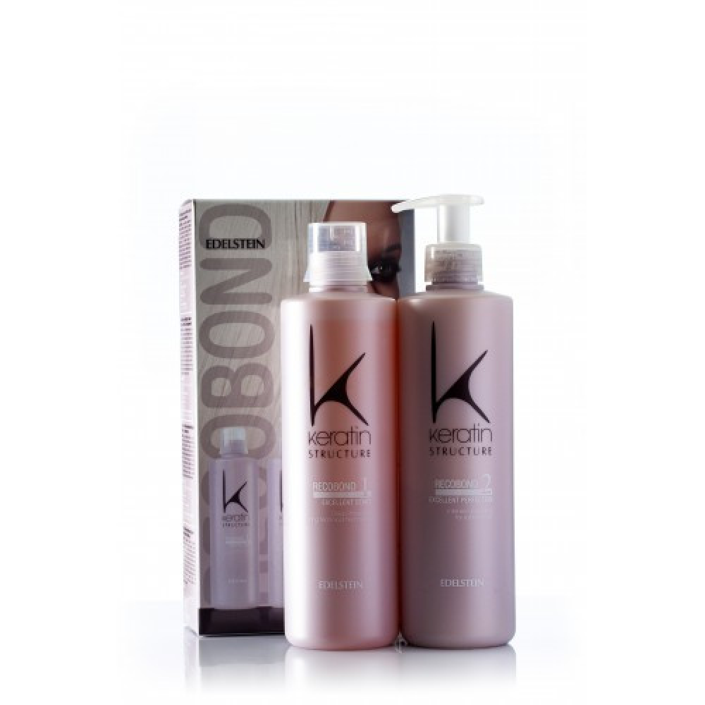 Keratin Structure Recobond Kit 1 fase + 2 fase_Препарат для захисту та відновлення волосся 500 мл*2 шт.