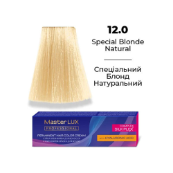 Master LUX Стойкая крем-краска для волос 12.0 Специальный блонд натуральный 60мл