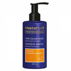 Master LUX Hair Colo Mask Orange_Тонувальна маска Жовтогарячий 200 мл