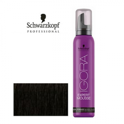 Schwarzkopf Igora Expert Mousse Семиперманентный оттеночный мусс 5-0 светло-коричневый натуральный 100мл