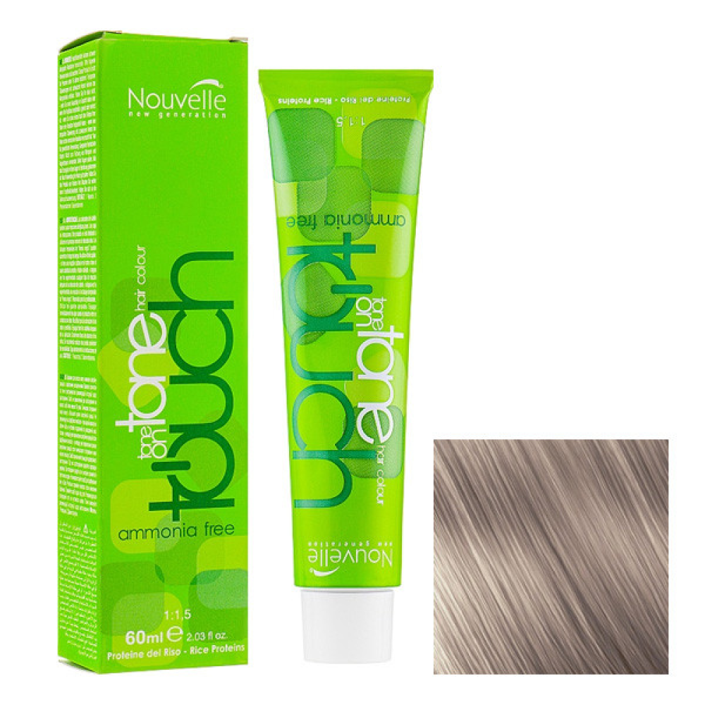 Nouvelle Touch Hair Color Фарба безамміачна для волосся_8.1 світло-димчастий 60 мл