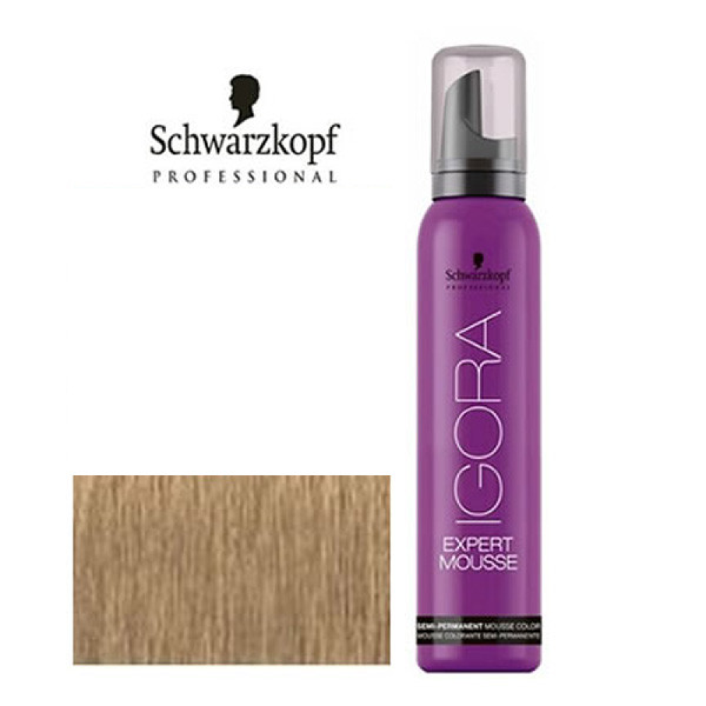 Schwarzkopf Igora Expert Mousse Семіперманентний відтінковий мус_9,5-4 пастельний блондин бежевий 100 мл