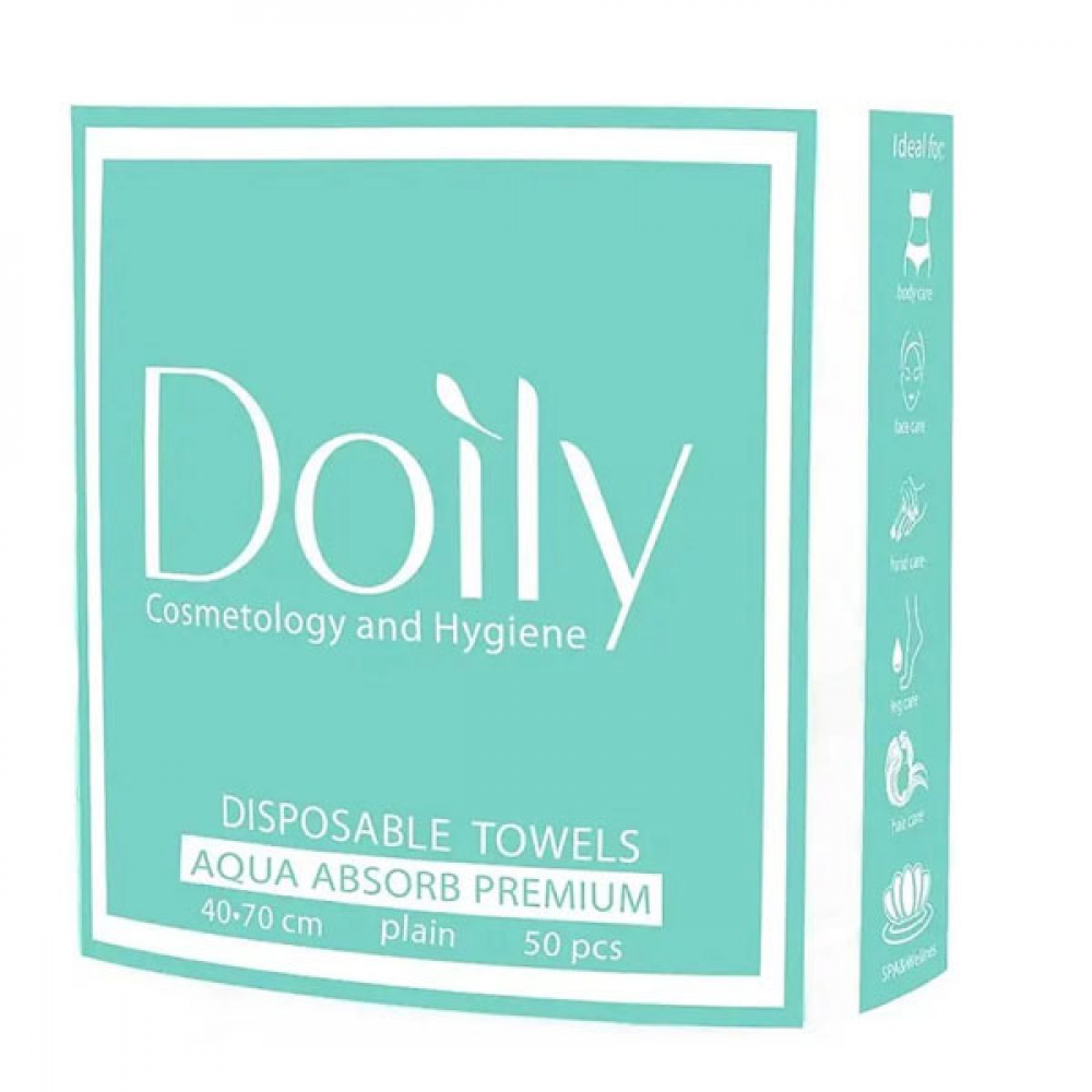 Compact Doily Aqua Absorb Полотенца в пачке 40х70 см (50 шт/пач) из целлюлозы, гладкая