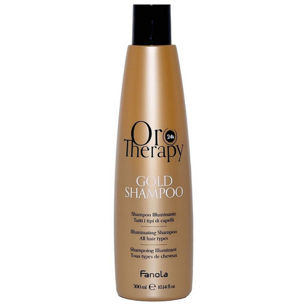 Fanola Oro Therapy Shampoo Oro Puro_Шампунь з кератином и аргановым маслом 300мл