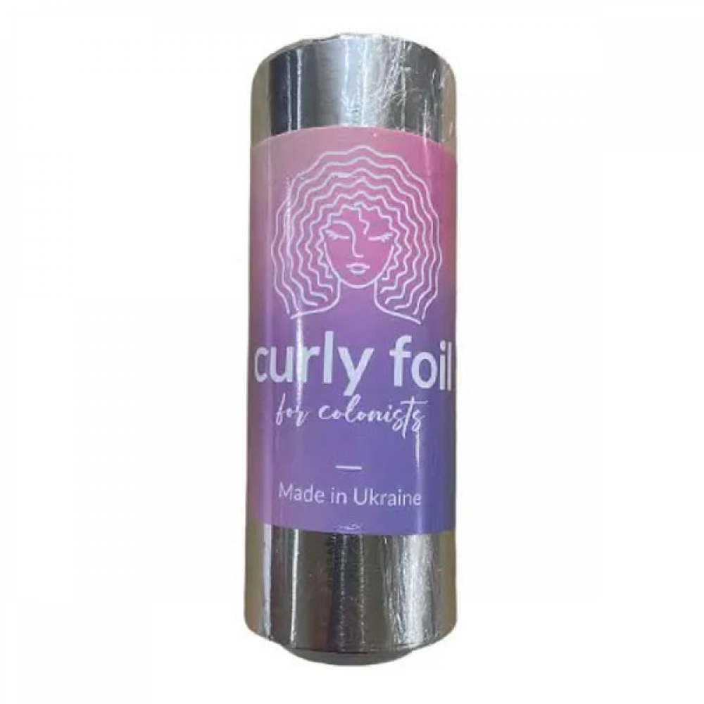 Curly foil Фольга алюмінієва (текстура глаку) 0,12х50 м 14 мкн (1 рул)_