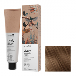 Nouvelle Lively Hair Color Стійка фарба для волосся без аміаку_6 темний блонд 100 мл