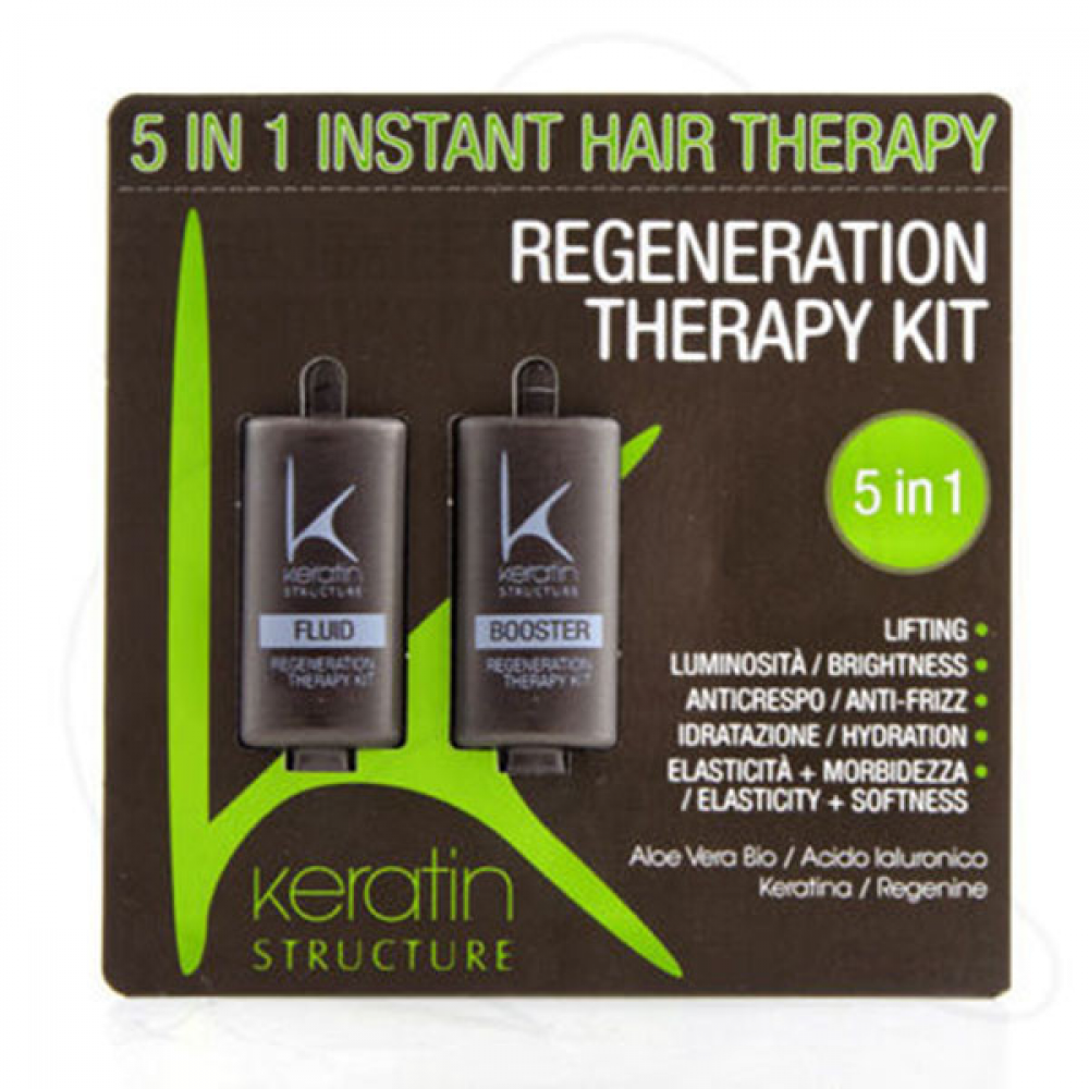 Keratin Structure Regeneration Therapy Kit 5 in 1 Восстанавливающая терапия 10млх2шт