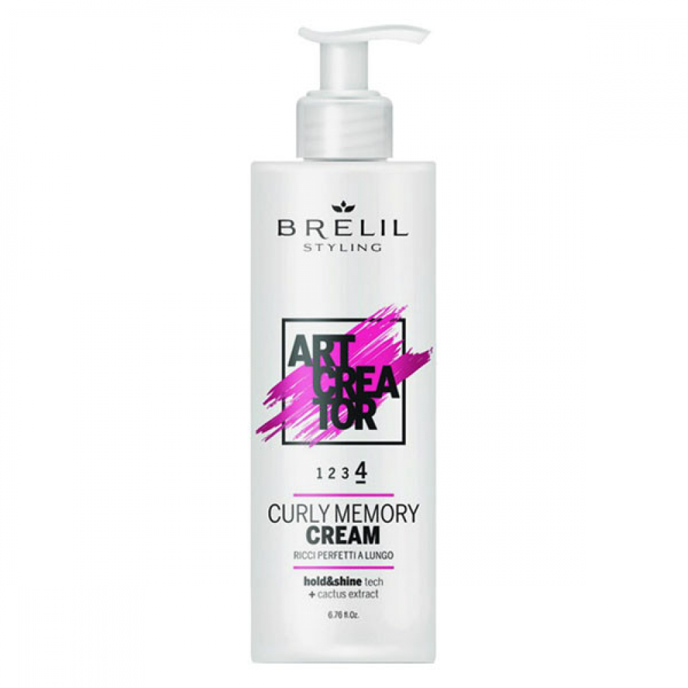 Brelil Art Creator Curly Memory Cream Крем для кучерявых волос с эффектом памяти 200мл