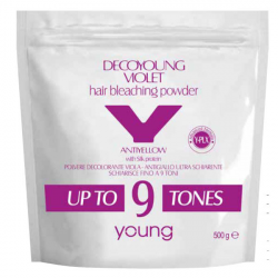 DecoYounq Violet Bleaching Powder 9 Tones_Порошок для знебарвлення (фіолетовий) 500 г