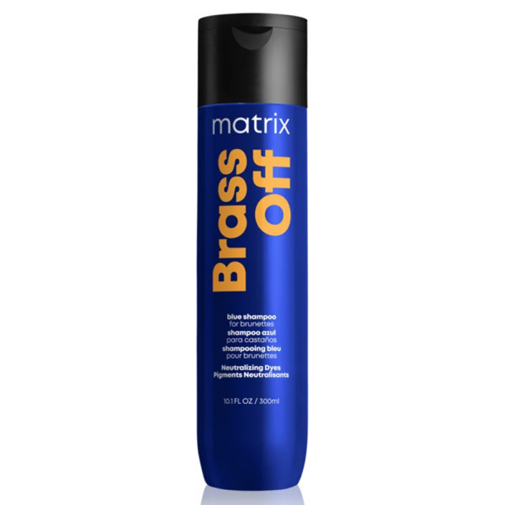 Matrix Total Results Brass Off Shampoo_Шампунь для нейтрализации медных оттенков волос 300мл