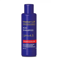 Master LUX Post-Color Shampoo_Шампунь кислотний після фарбування й освітлення 100 мл