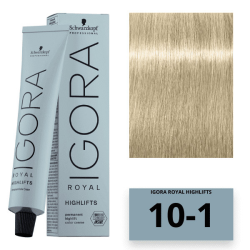 Schwarzkopf Igora Royal Color Highlifts Перманентная крем-краска 10-1 ультра блондин сандрэ 60мл