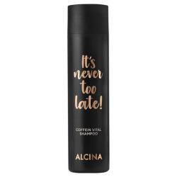 Alcina 14549 It“S Never Too Late Coffein Vital Shampoo Шампунь с кофеином для всех типов волос 250мл