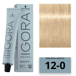 Schwarzkopf Igora Royal Color Highlifts Перманентна крем-фарба_12-0 спеціальний блондин натуральний 60 мл