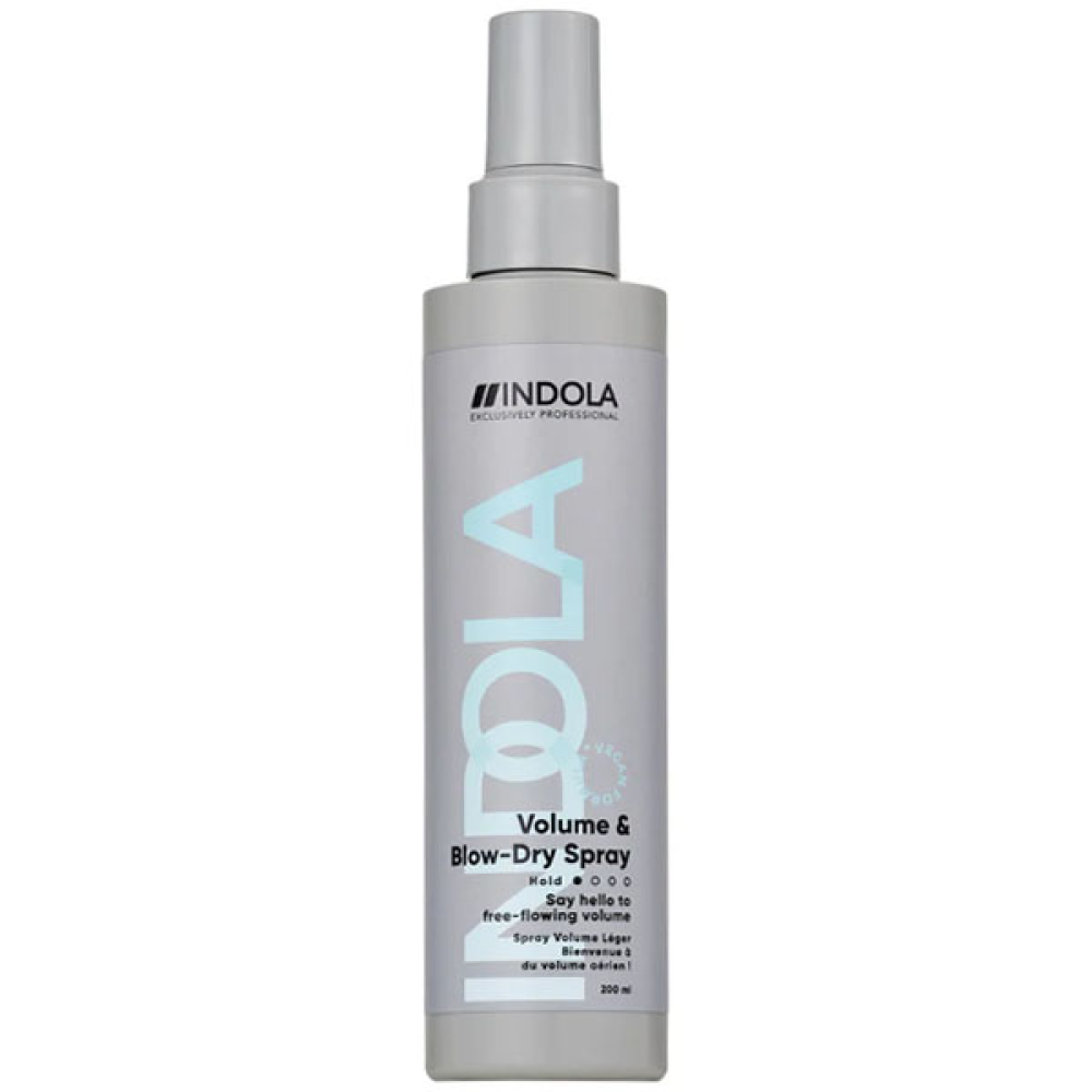 Indola Volume & Blow-Dry Spray_Спрей, ускоряющий сушку волос феном 200мл