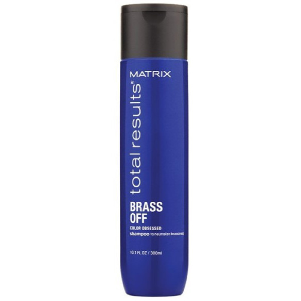 Matrix Total Results Brass Off Shampoo_Шампунь для нейтралізації мідних відтінків волосся 300 мл