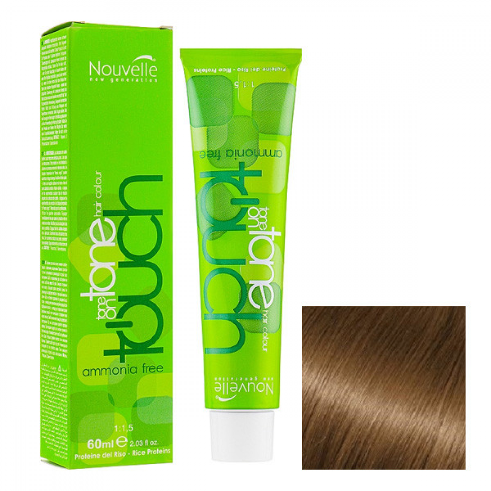 Nouvelle Touch Hair Color Фарба безамміачна для волосся_9.37 східне золото 60 мл