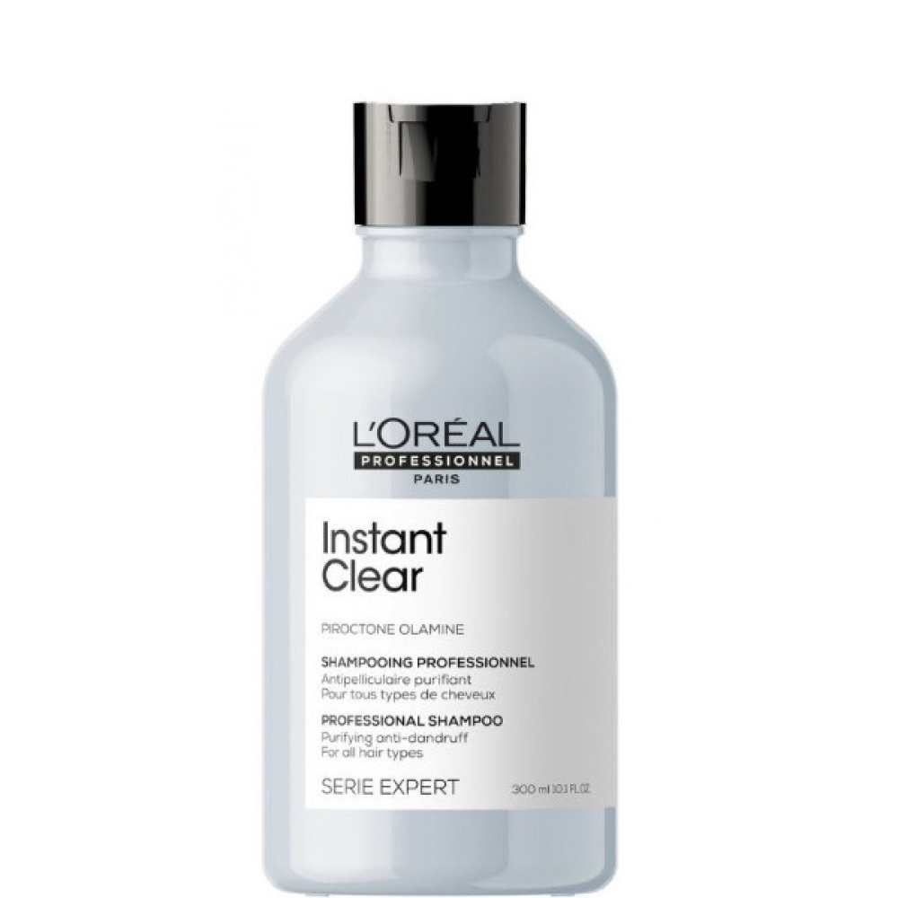 L“Oreal Instant Clear Shampoo Очищающий шампунь от перхоти для жирных волос 300мл