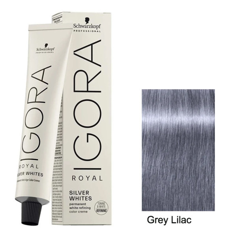 Schwarzkopf Igora Royal Absolutes Стійка крем-фарба для натурального сивого волосся_Grey Lilac 60 мл