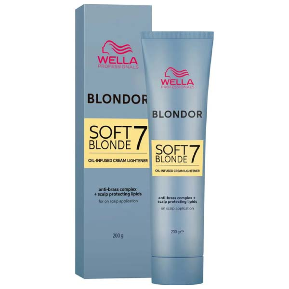 Wella Blondor Soft Blonde_Осветляющий крем на масляной основе 200мл
