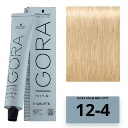 Schwarzkopf Igora Royal Color Highlifts Перманентная крем-краска 12-4 специальный блондин бежевый 60мл