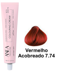 Anea Colouting Cream Стійка крем-фарба для волосся_7.74 темно-мідно-червоний 100мл