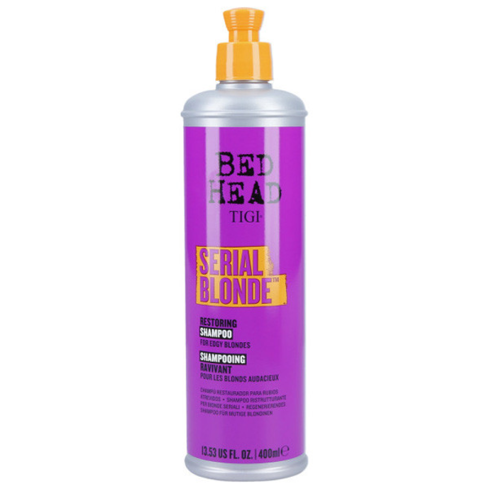 Tigi Bed Head Serial Blonde Shampoo_Відновлювальний шампунь для освітленого волосся 400 мл