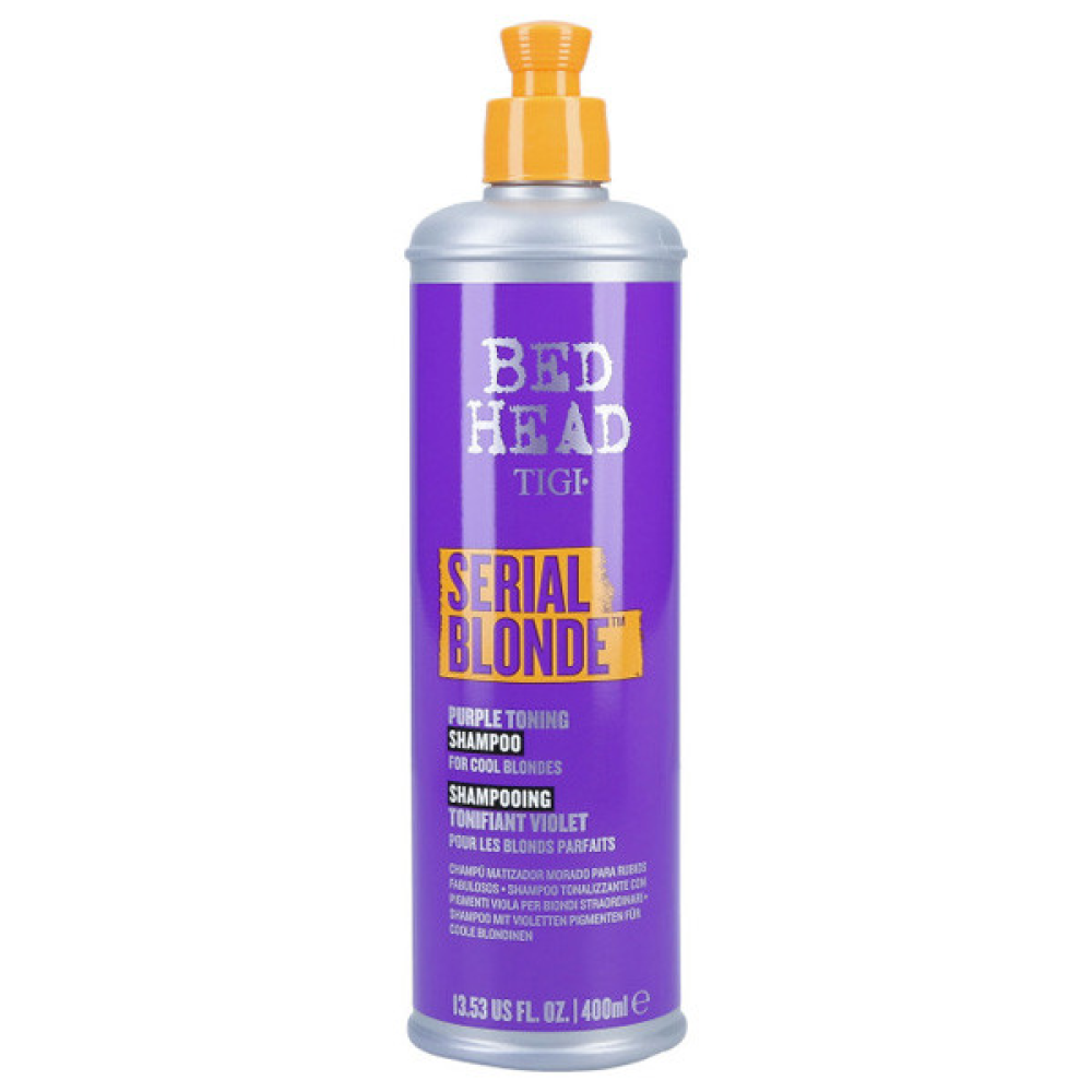 Tigi Bed Head Serial Blonde Purple Toning Shampoo Фиолетовый шампунь для осветленных волос 400мл