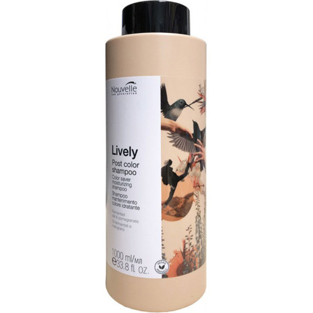 Nouvelle Lively Post Color Shampoo Шампунь после окрашивания 1000мл