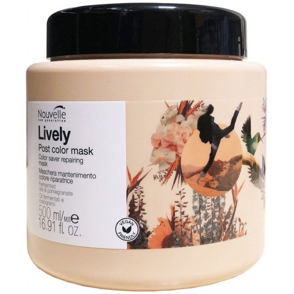 Nouvelle Lively Post Color Mask Маска после окрашивания 500мл