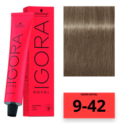 Schwarzkopf Igora Royal Color Перманентна крем-фарба для волосся_9-42 блондин бежево-пелястий 60 мл