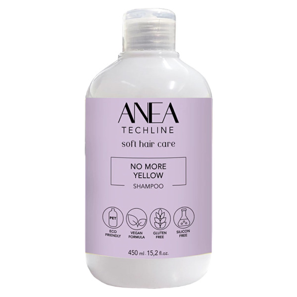 Anea No More Yellow Shampoo_Шампунь антижелтый 450мл