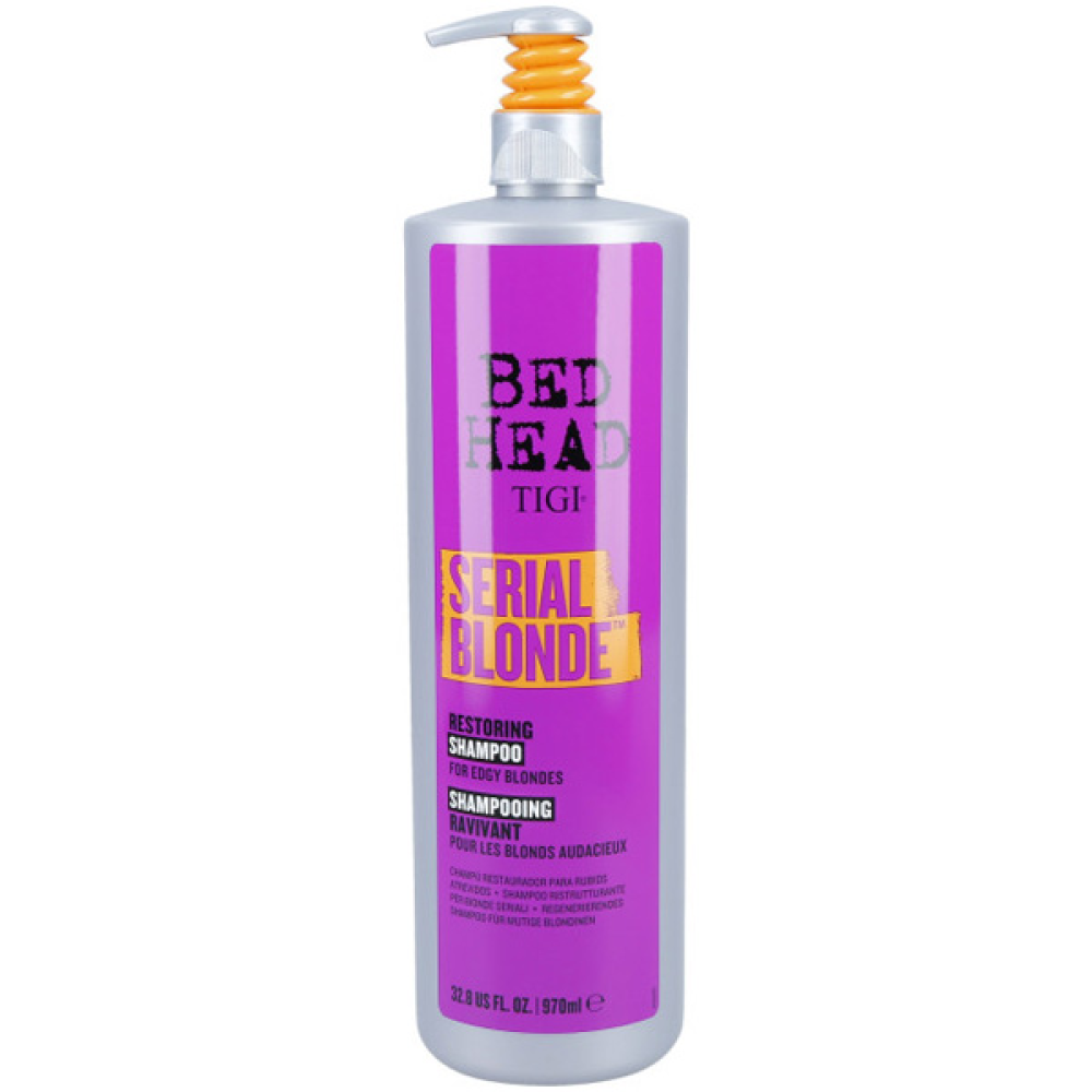 Tigi Bed Head Serial Blonde Shampoo_Восстанавливающий шампунь для осветленных волос 970мл