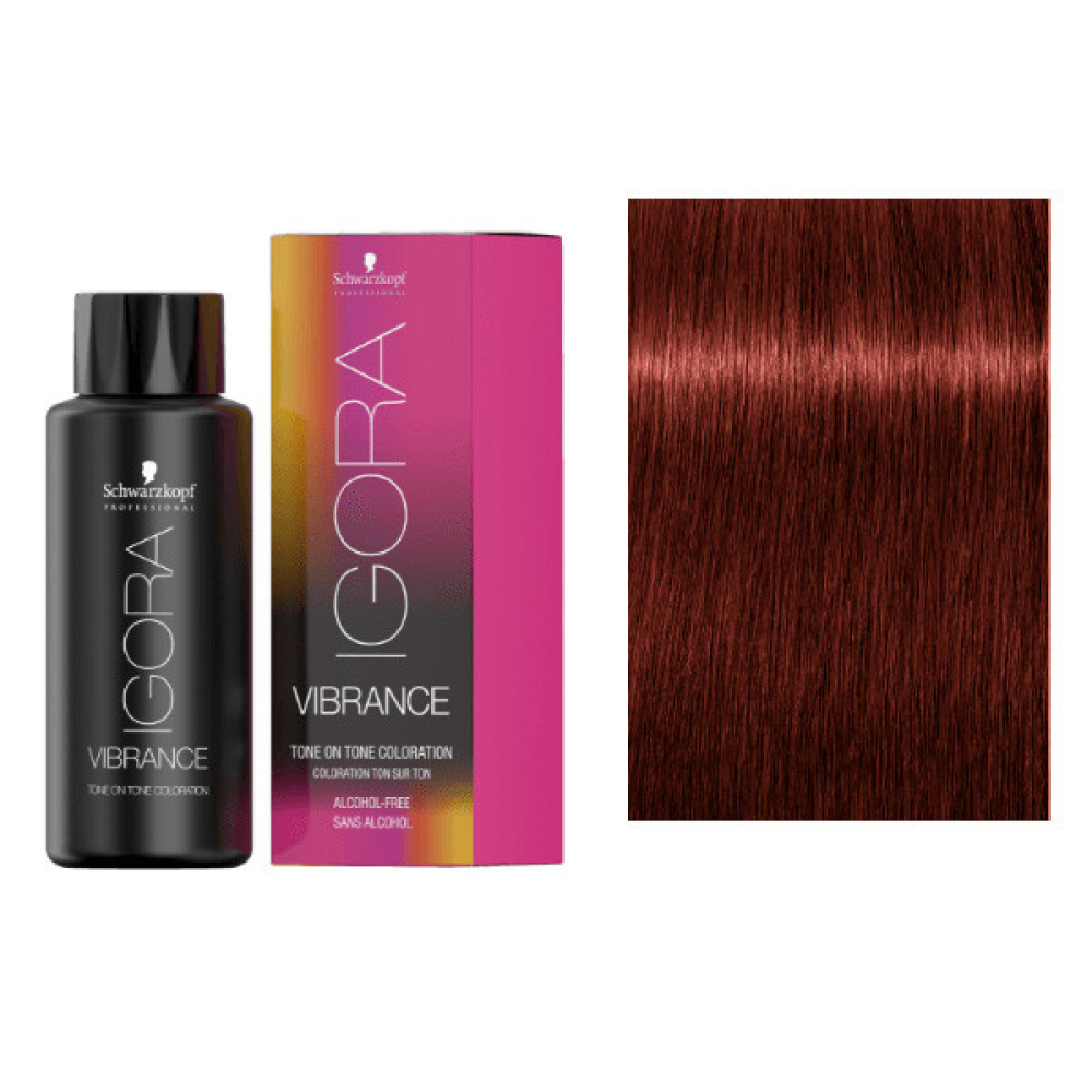 Schwarzkopf Igora Vibrance Демиперманентная краска для волос 6-78 темно-русый медный красный 60мл